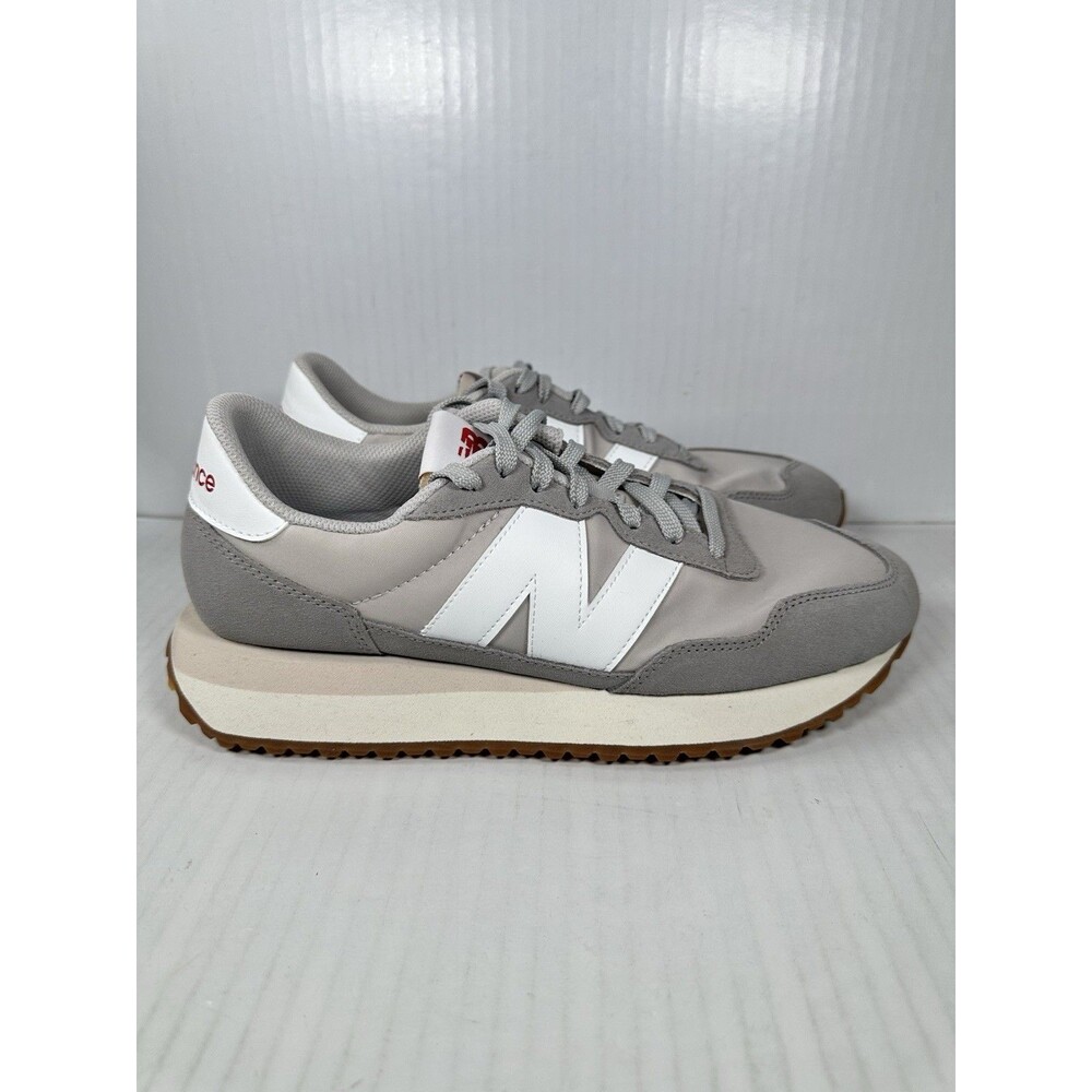 NEW BALANCE Men's Gray 237V1 Lifestyle Casual Sneakers MS237GE US Size 9 New